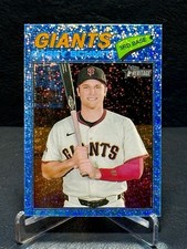 Casey Schmitt 2026 Topps Heritage #27 Light Blue Sparkle San Francisco Giants