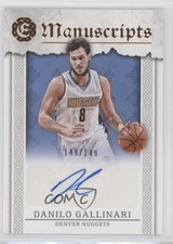 2016-17 Panini Excalibur Manuscripts 149/149 Danilo Gallinari #M-DG Auto z4k