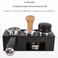 Espresso Tamping Station for Bars Multifunctional Non Slip Coffee Tamper Stand