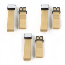 Chevy Cavalier 1982 - 1994 Airplane 2pt Tan Lap Bench Seat Belt Kit - 3 Belts V8 Chevy Cavalier 1982 - 1994 Airplane 2pt Tan Lap Bench Seat Belt Kit - 3 Belts V8
