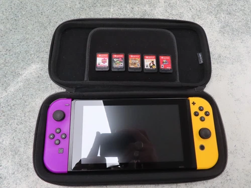 Nintendo Switch HAC-001 Bundle with 5 games