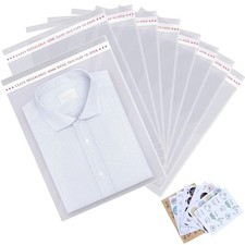 11x14 inches Large Clear Resealable Cellophane Bags for Packaging Products 10...