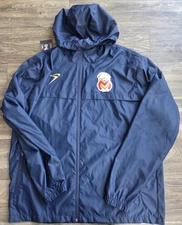 Keuka Monarcas Morelia 2025 Futbol Soccer Hooded Windbreaker Jacket Mens Size XL
