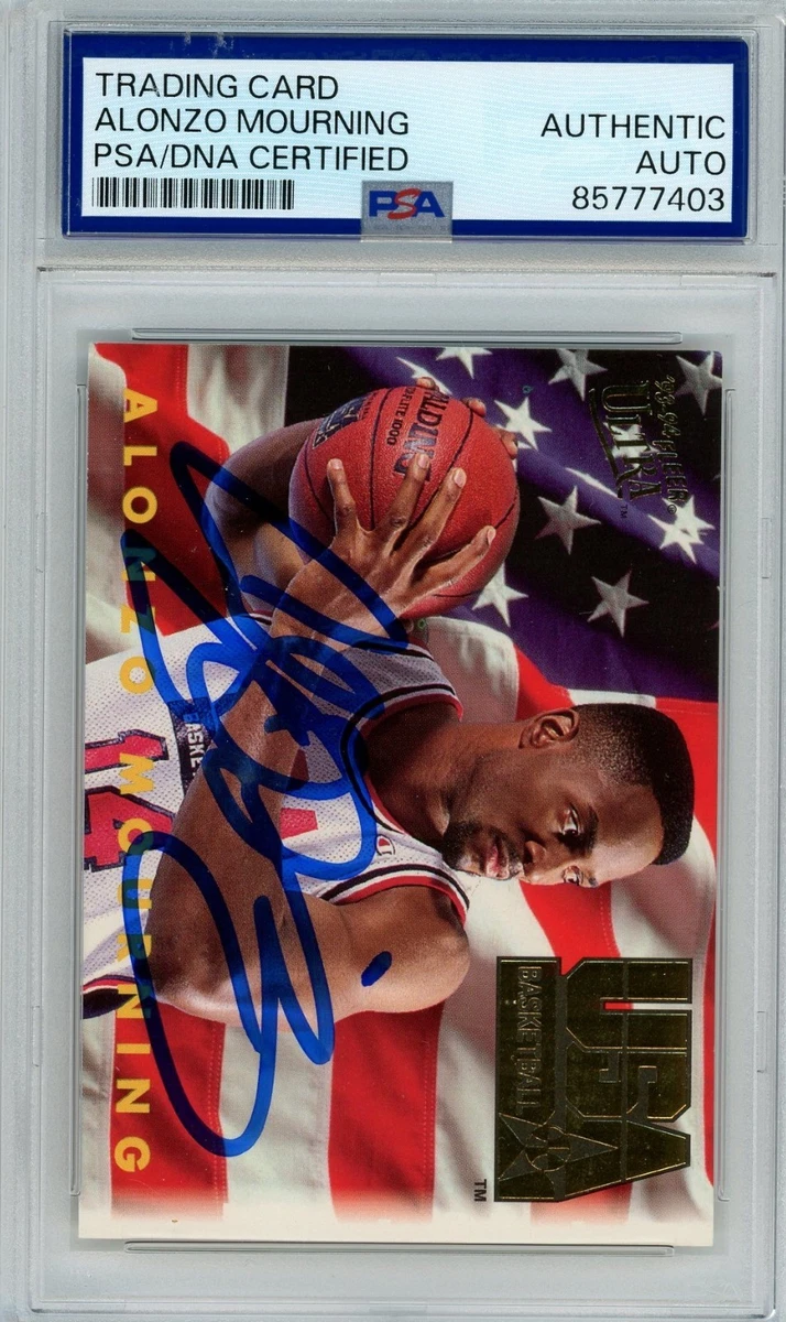 その他 Alonzo Mourning Auto psa9 panini ALONZO MOURNING 2003-04 UPPER DECK SP SIGNATURES BASKETBALL AUTO