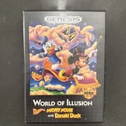 World of Illusion Starring Mickey Mouse Donald Duck Sega Genesis. No manual.