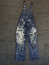 Vintage Sears Dark Wash Denim Overalls 30x32 Painter Workwear 70s USA