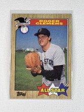 1987 Topps ~ Roger Clemens ~ All-Star ~ 614 ~ Red Sox