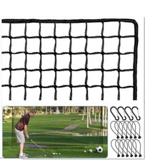 10 X 10 Foot Golf Hockey Barrier Netting Back Yard Sports Practice Net Outdoor