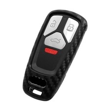 Key Fob Case Carbon Fiber Type-C Uni Button ADC Carbon Fiber Black 1 Pc 