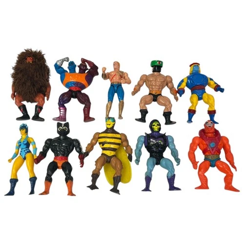 Vintage Masters of the Universe Figure Lot of 10 Mattel MOTU Original 1980's