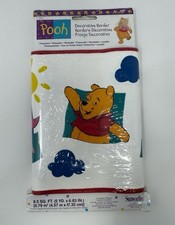 VTG Disney 2000 Winnie the Pooh Piglet Wallpaper Border Decoration Nursery Kids