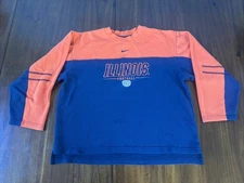 Illinois Fighting Illini Football Nike Center Swoosh Sweatshirt Youth Medium