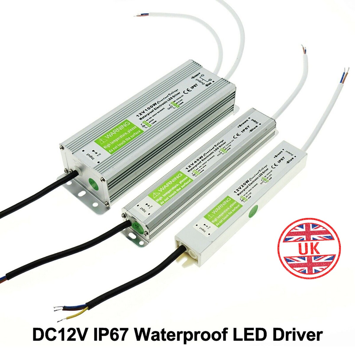 1pcs Impermeabile IP67 LED Driver Alimentazione 10W 900mA DC6-12V