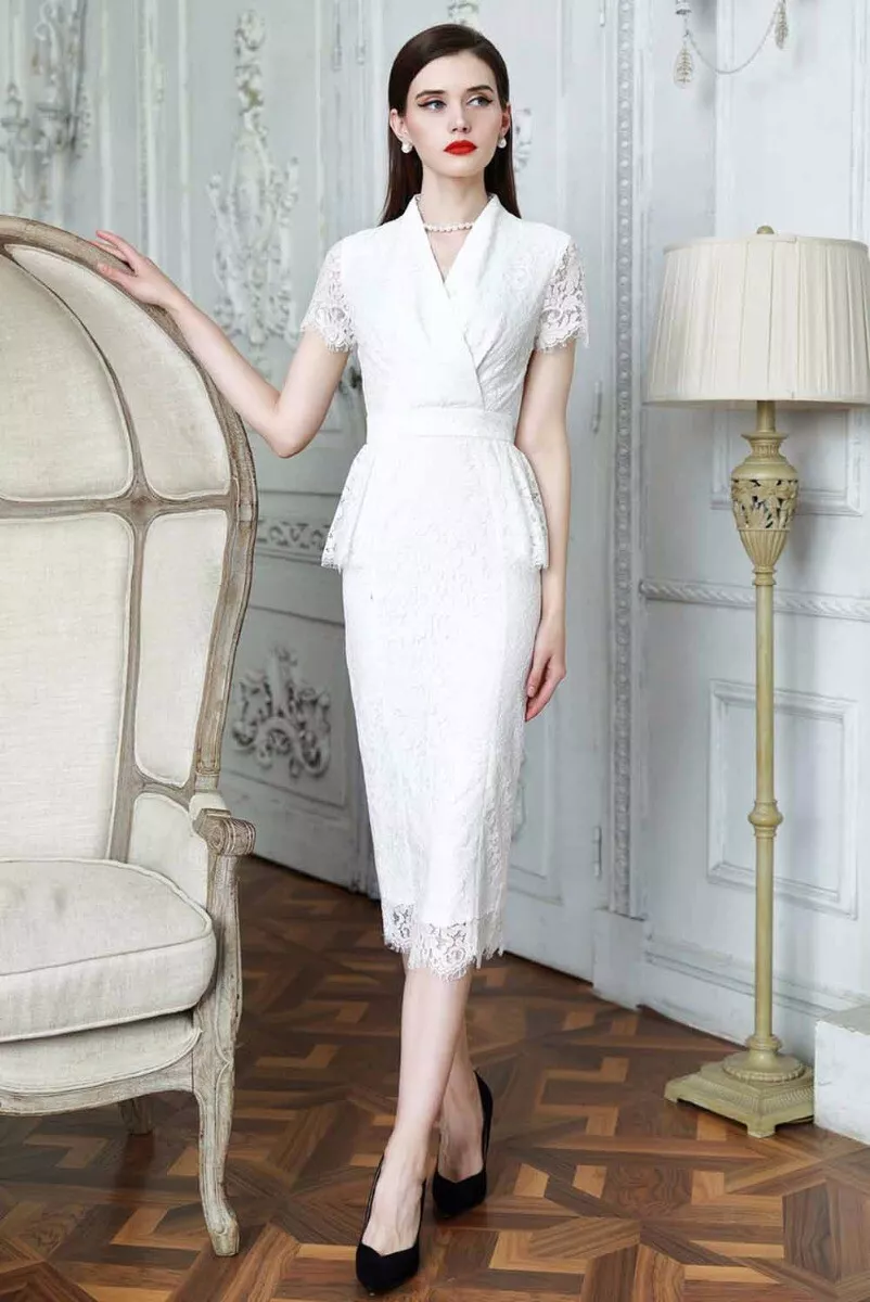 Peplum dress cheap wedding guest