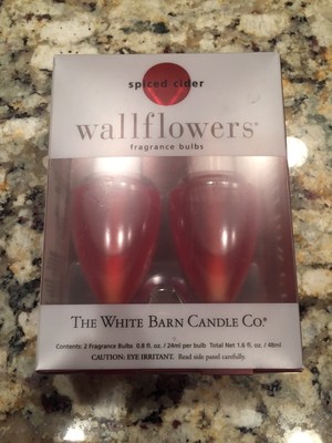 The White Barn Candle Co Spiced Cider Wallflowers Fragrance Bulbs