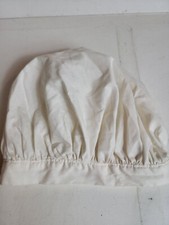 Youth Girls Vintage 1980s White Hat Bonnet Chef Halloween Costume