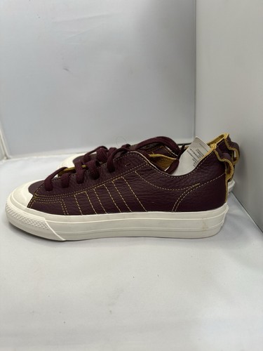 Sneakers Uomo Taglia 6 Marrone Adidas Originals Nizza RF Pelle FV0678 - Foto 4 di 7