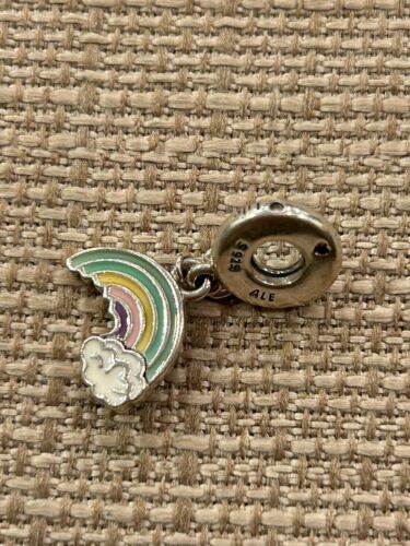 Used Authentic Pandora Rainbow Of Love Enamel Dangle Charm, 925 Sterling Silver - Picture 1 of 3