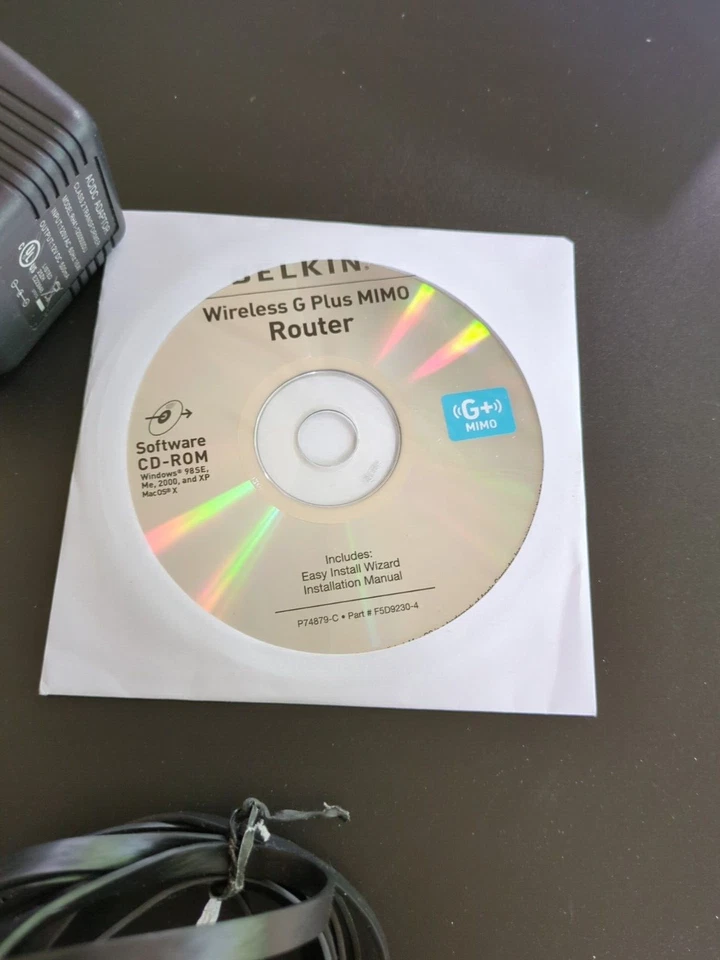 Belkin F5D9230-4 54 Mbps 4-Port 10/100 Wireless G Plus MIMO Router - Image 4 of 4