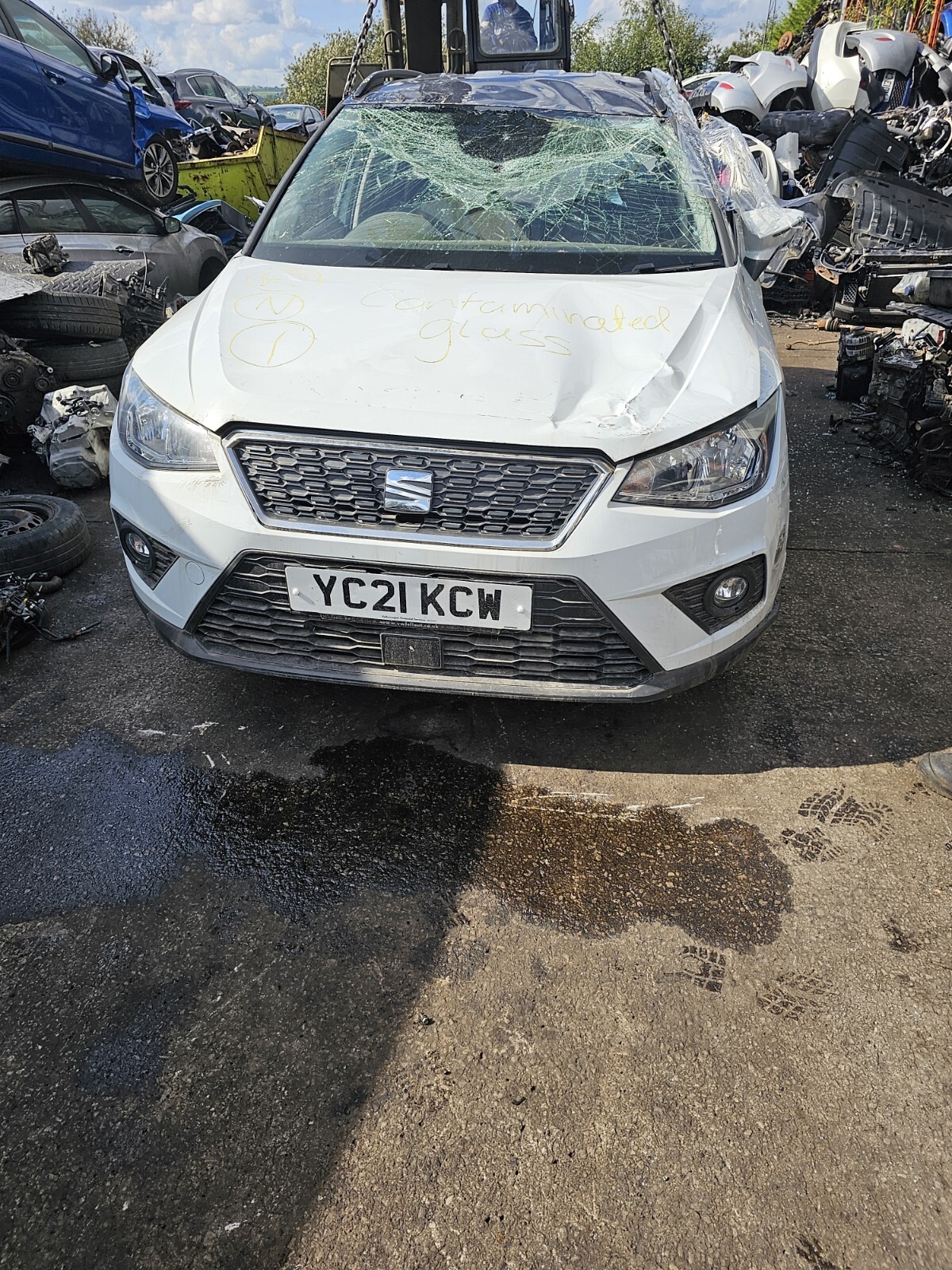 2021 SEAT ARONA 1.0 AUTO PETROL BREAKING AUCTION FOR A WHEEL NUT DLAA