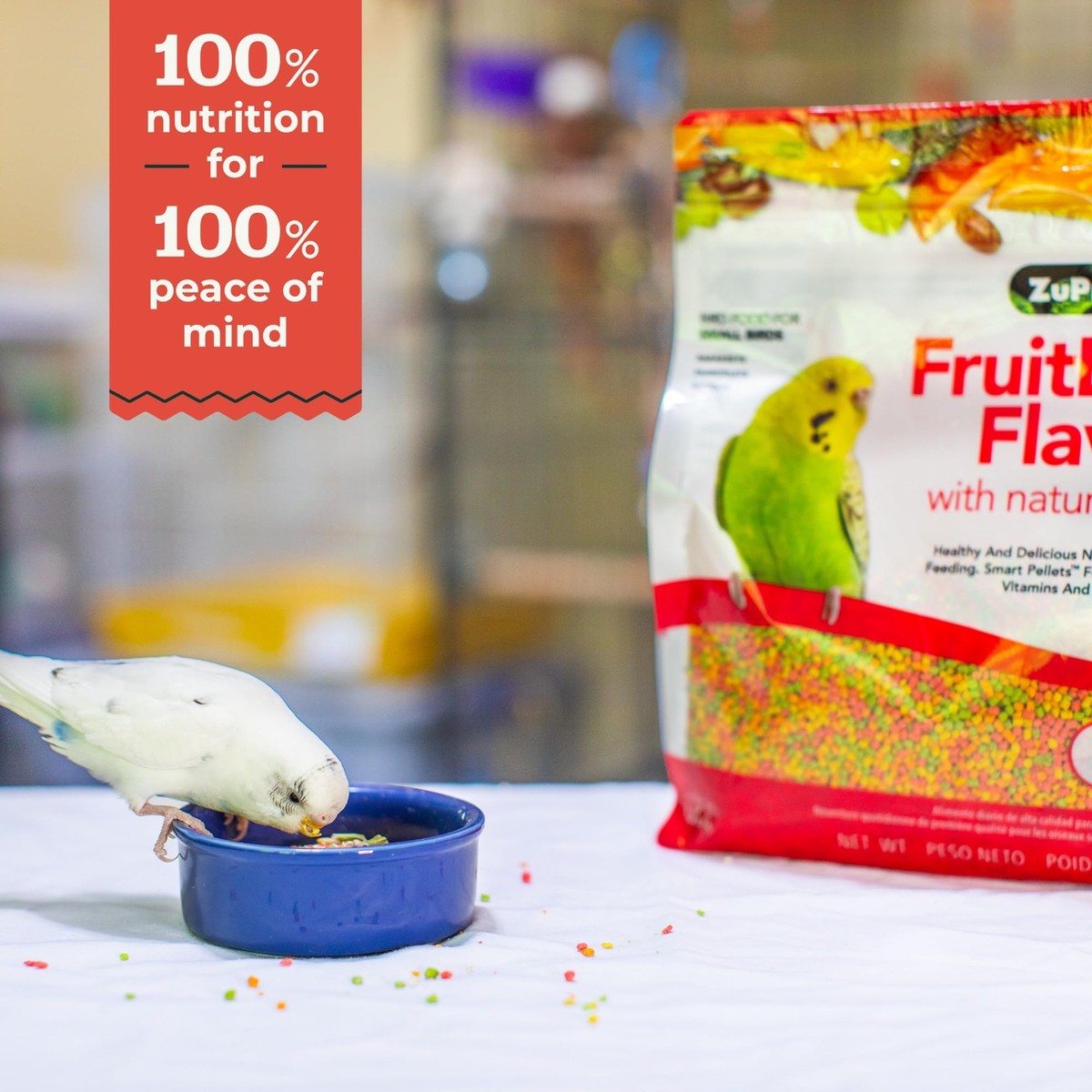 ZuPreem FruitBlend Flavor 907g 3袋セット ZuPreem FruitBlend Flavor Bird Food, Parrots & Conures
