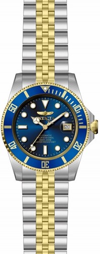 Invicta Men's Pro Diver Automatic Blue Dial Two-Tone Stainless Steel Watch 29182 - Picture 3 of 7