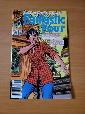 Fantastisch Vier # 287 Zeitungskiosk Variante ~ Fast Neu NM ~ 1986 Marvel Comics