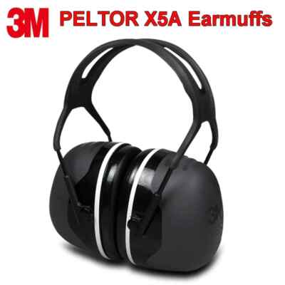3M X5A Construction Gun Range Sport Shooting EAR MUFFS Noise Reduction NRR 31