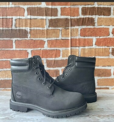 New Women s Timberland Waterville 6in WP Boot black NUBUCK SZ 7.5