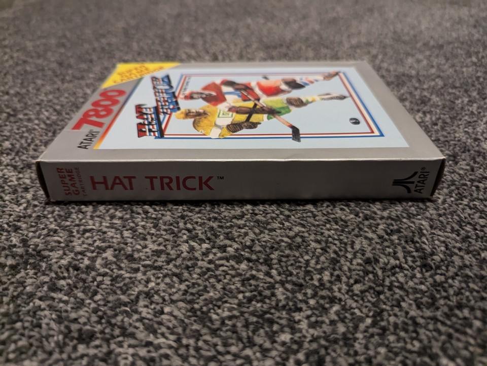 Atari 7800 Hat Trick Game Cartridge, Boxed With Manual eBay