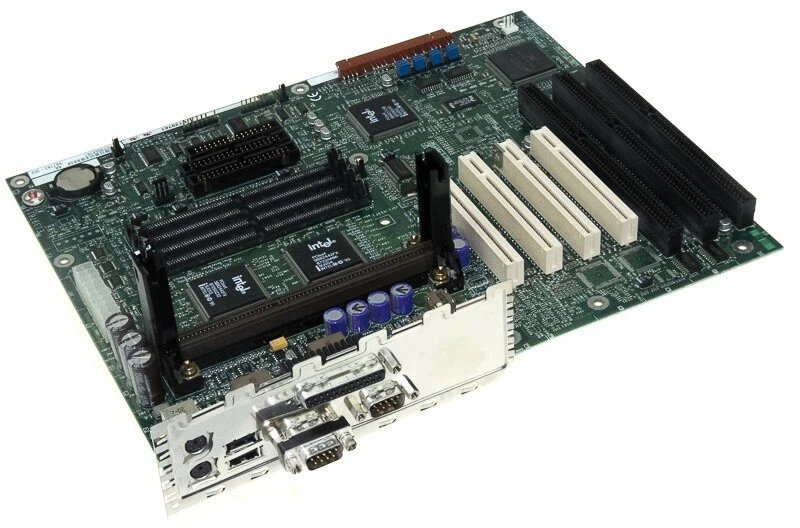 Motherboard Intel Aa 667143-309 SLOT1 4x Simm 4x PCI 3x Isa - Image 2 of 2