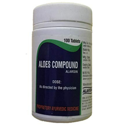 2 x Alarsin Aloes Compound Tablet (100tab) Effective Menstrual health management