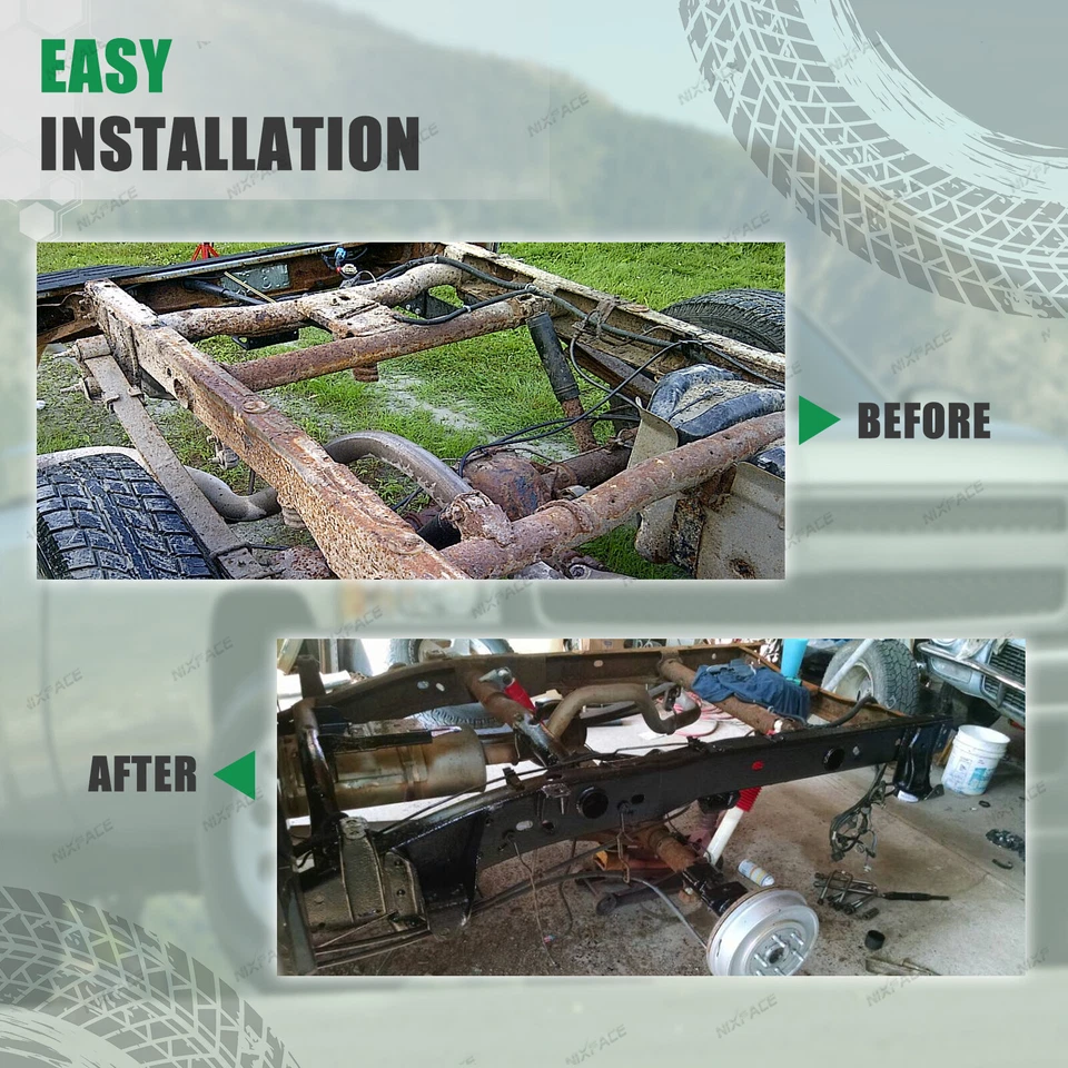 Soporte de tanque delantero, trasero, montaje de amortiguador para 99-06 Chevy Silverado/GMC Sierra 1500 Foto 4 de 4