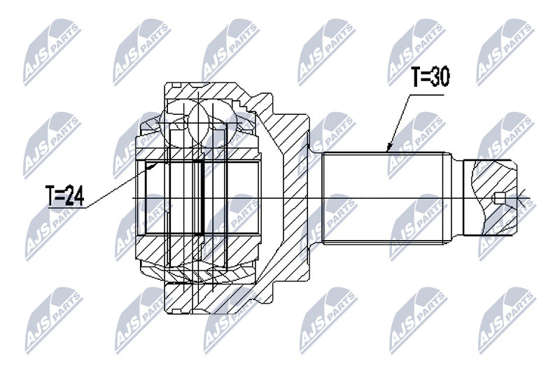 Joint d'arbre de transmission BMW X1 3er Touring soufflet de cardan axe boite