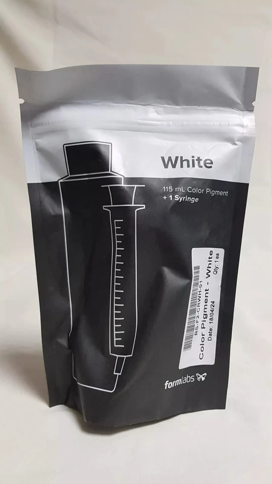 NEW Formlabs rs-f2-crwh-01 851976006943 Color Pigment White (W) - Image 2 of 3