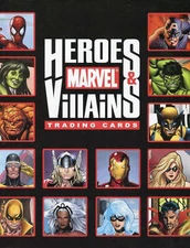 Marvel Heroes & Villains Trading Card Album / Binder with Promo Card P3