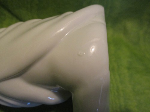 Royal Copenhagen White Porcelain Infant Baby Sitting with Blanket #028(1400-269) - Picture 7 of 7