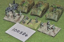 15mm modern / 6 day war - israeli 3 APC JEEP 11 figs - (100584)