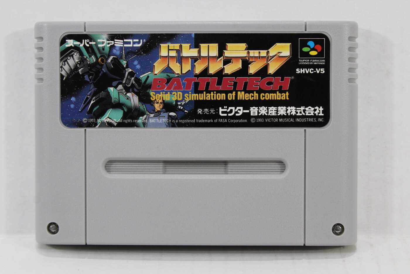 BATTLETECH Battle Tech Mech Combat SFC Nintendo Super Famicom SNES Japan I1112