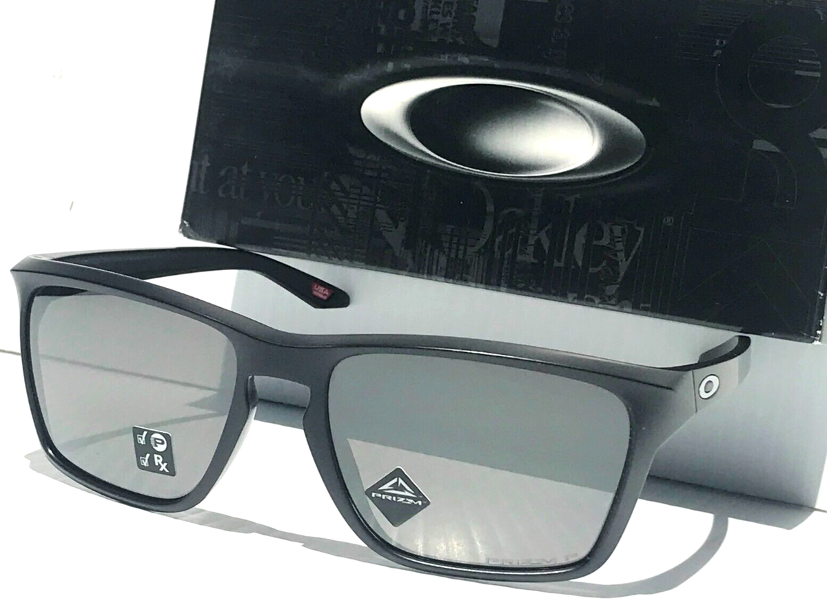 NEW Oakley SYLAS Matte Black PRIZM POLARIZED Black Lens Sunglass