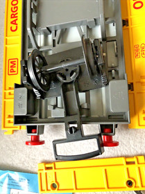 Playmobil 4126 PM Cargo Low Board Wagon Wagon (Yellow) with Original Box + ANL Excellent👍😉