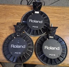 Roland PD-5 Single Trigger Drum Pad Lot Of 3