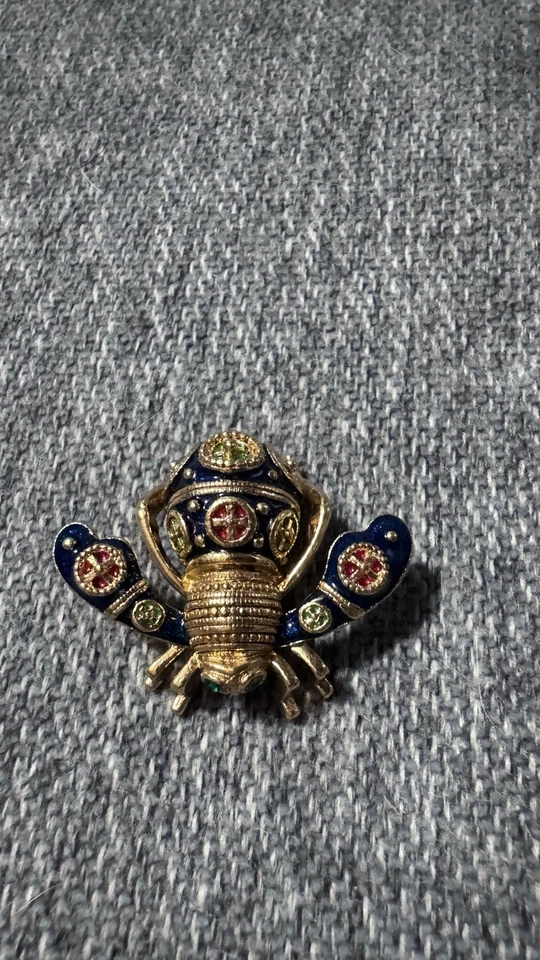 RARE Vintage Joan Rivers Imperial Bee Enamel Pin Brooch - Image 3 of 4