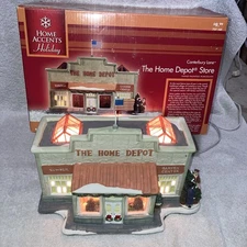Home Accents Holiday Canterbury Lane The Home Depot Store With Light 2012 In Box