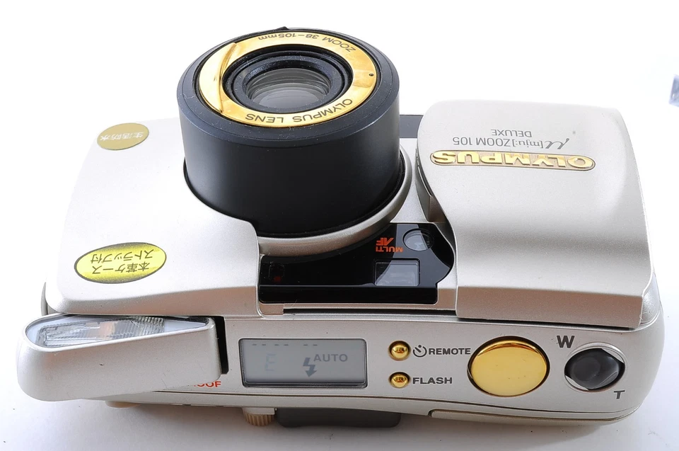 [Near Mint w/strap] Olympus μ mju Zoom 105 Deluxe  35mm Film Camera Japan #3968 - Image 3 of 4