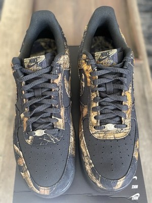 Realtree x Nike Air Force 1 Low Black Camo - Size 12.5 - IH1221 001 - New/No Lid Realtree x Nike Air Force 1 Low Black Camo for Sale  main image 3