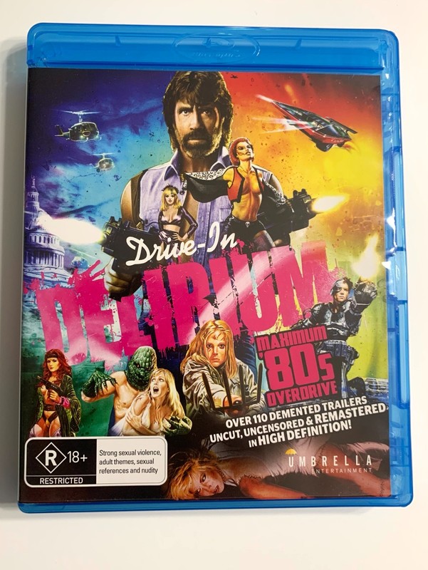 Drive-In Delirium: Maximum 80s Overdrive (Blu-ray, 2017) Umbrella, Action/Horror