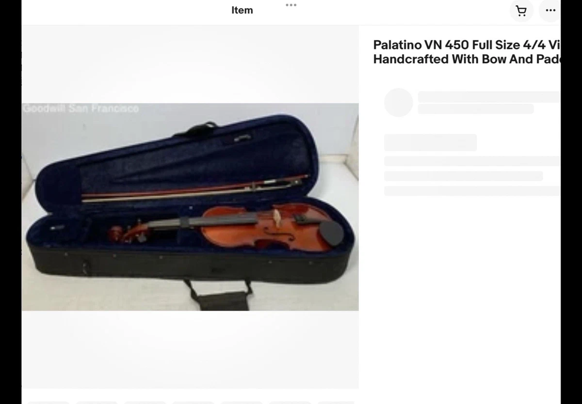 【美品】Palatino バイオリン　4/4 バイオリン Palatino 4/4 Palatino バイオリン 1/16 Wholesale Musical