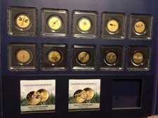 10 x Goldmünzen „Libellen“ 1/1000 oz 999er Feingold