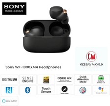 Sony WF-1000XM4 - Black || True Wireless Earbuds Bluetooth Earphone || BRAND NEW